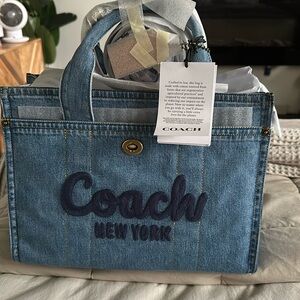 Coach Denim Tote